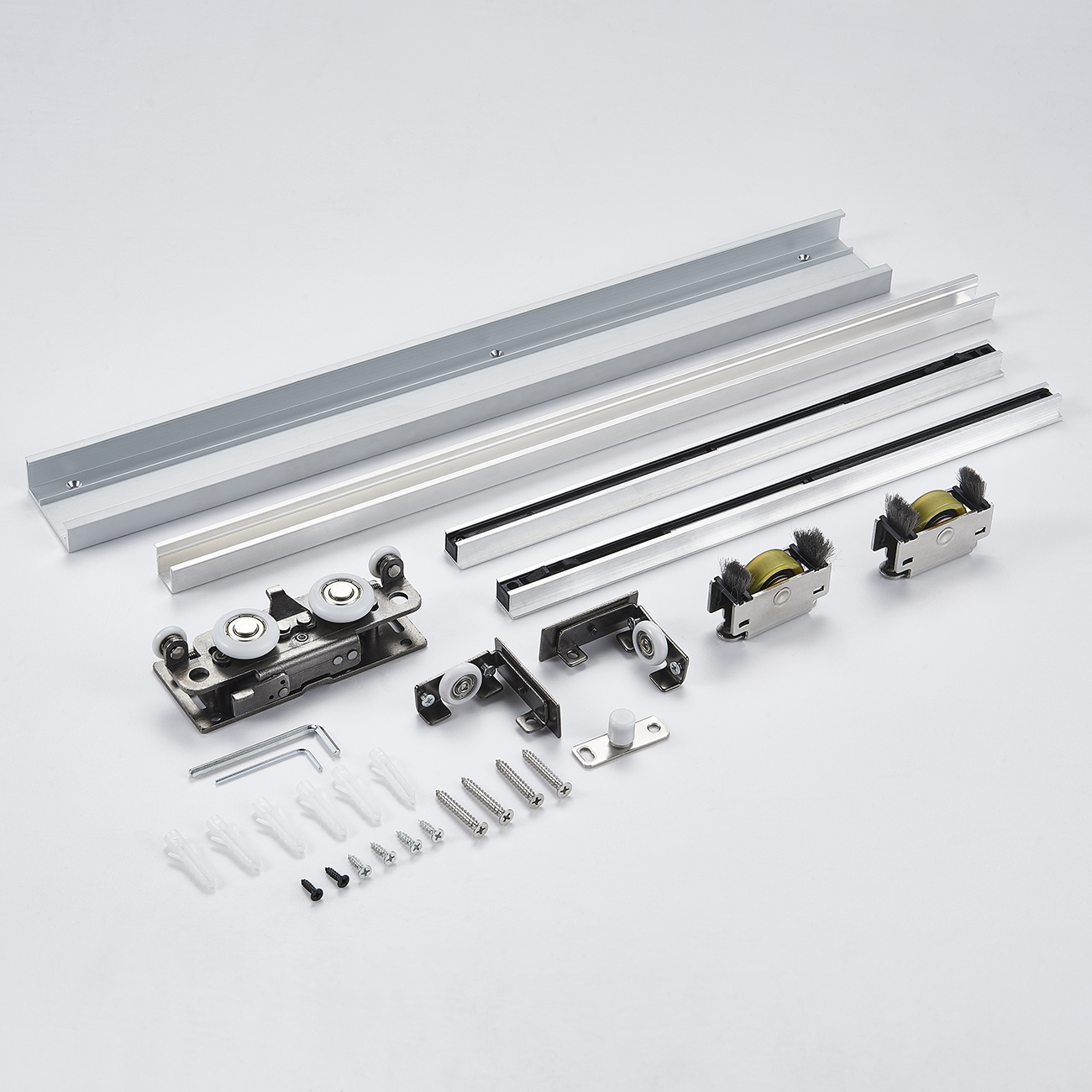 Invisible track door (door panel to the ceiling) Maximum load: 60 KG