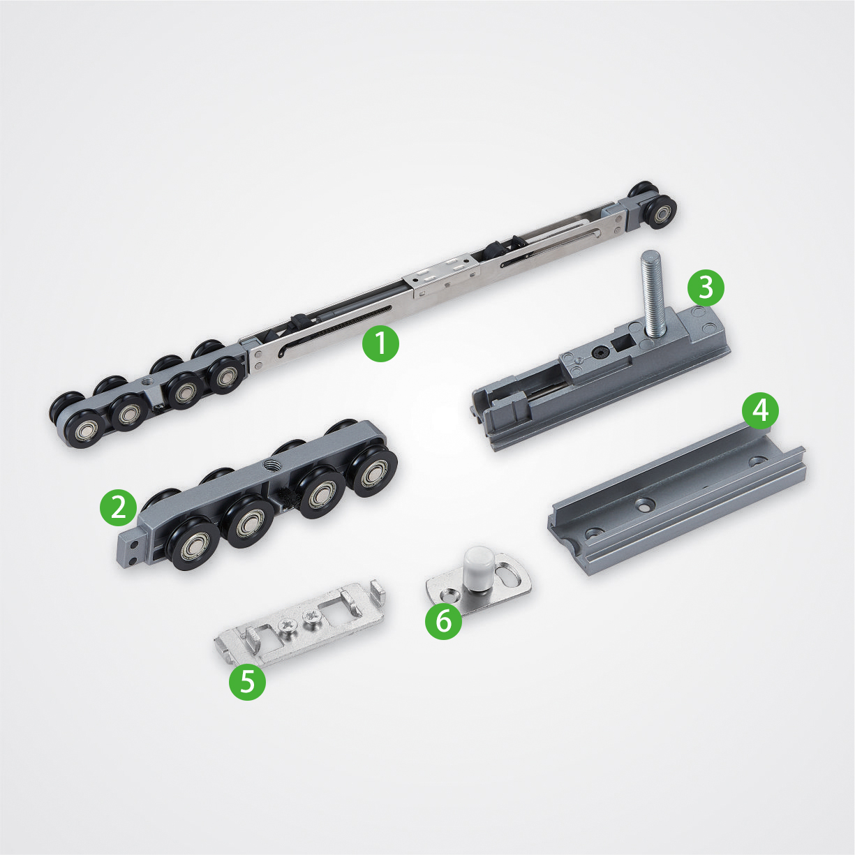 Sliding door buffer pulley Maximum load: 120 KG - Image 2