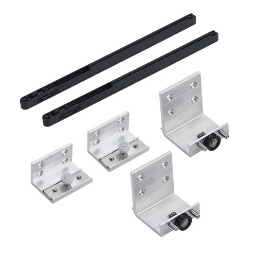 Small external hanging door roller