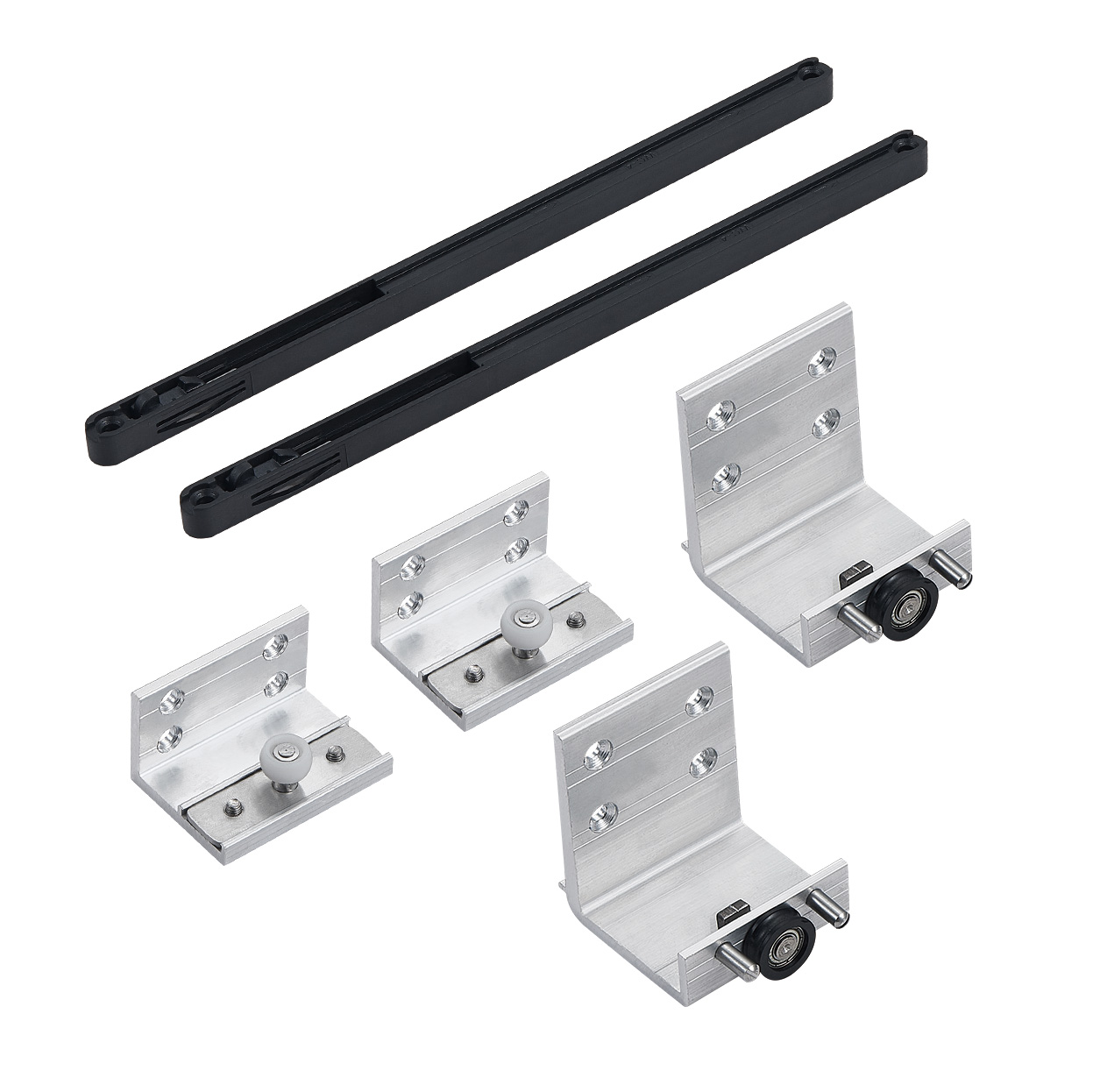 Small external hanging door roller