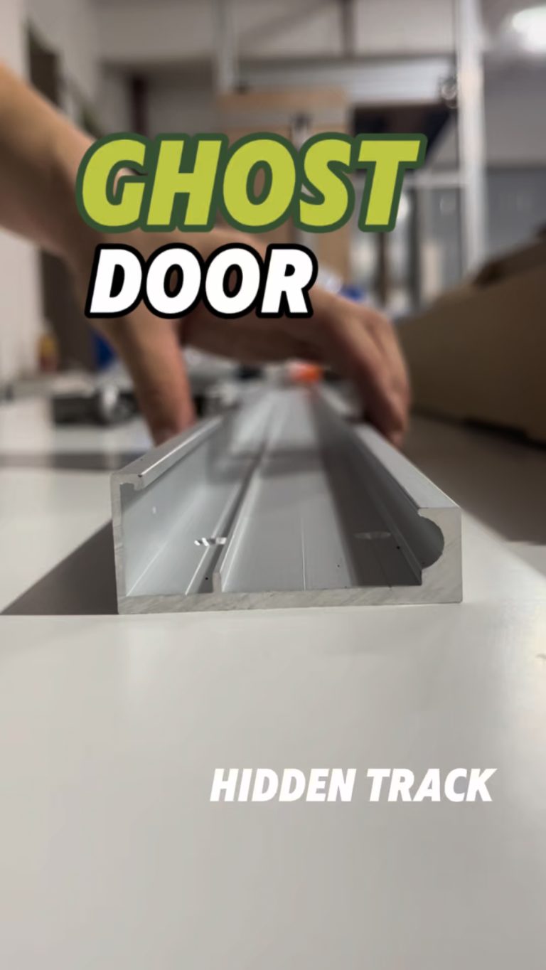 hidden hardware sliding door