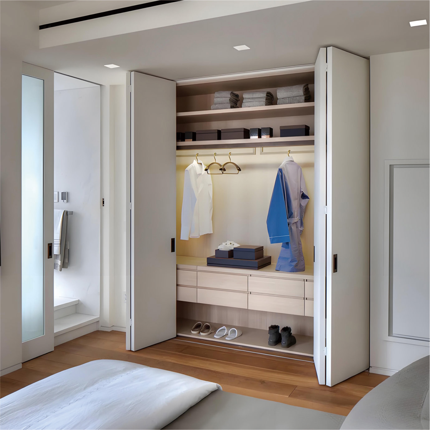 Wardrobe folding door - Image 4